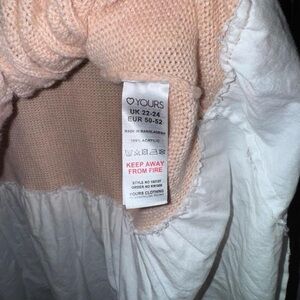 Yours. Jumper with shirt effect